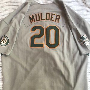 Oakland A's jersey authentic Mark Mulder vintage